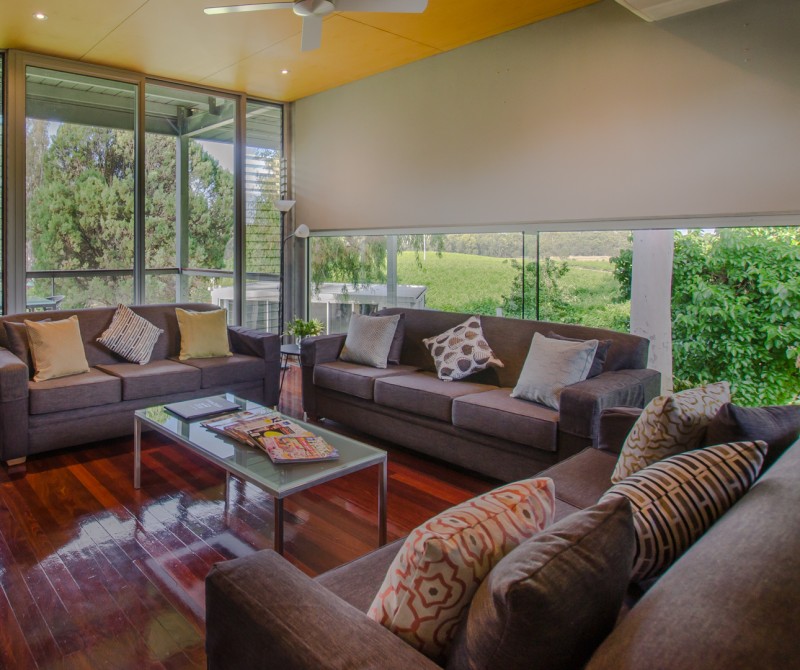 8 Cape Horne Vineyard Villa Loung Room With Fireplace